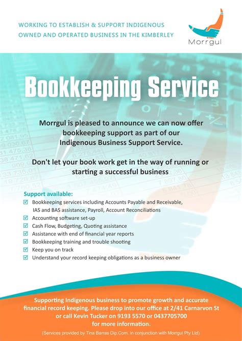 Bookkeeping Flyer Template Free